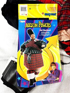VTG '02 Fat Bastard  Austin Powers  Inflatable Nylon Costume NOS NWT